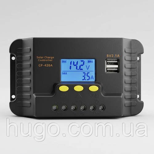 Контролер сонячної батареї, 20A, CP-420A / Сонячний контролер / Контролер заряду сонячної батареї