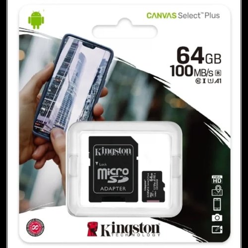 Картка пам'яті memory card 64 ГБ Kingston Canvas Select Plus HP227