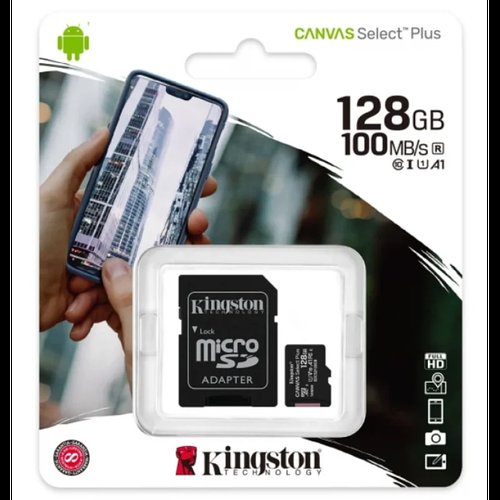 Картка пам'яті memory card 128 ГБ Kingston Canvas Select Plus YU227