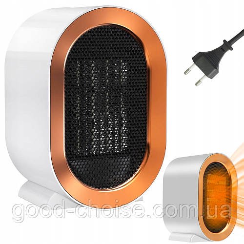 Електричний обігрівач 1200W, ELECTRIC HEATER FAN XL-694, Білий / Портативний тепловентилятор / Дуйчик для дому