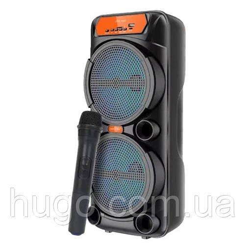 Bluetooth-колонка з бездротовим мікрофоном, 42.6х18.5х16см, GTS-1880 "Музичний центр" / Портативна колонка / Караоке колонка