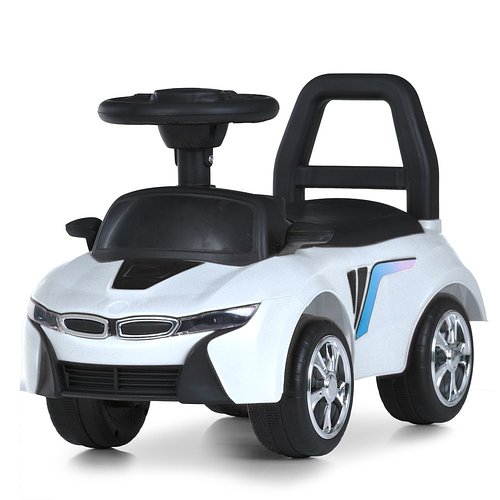 Каталка-толокар дитяча Bambi (музика, світло) M 6155-1 Біла