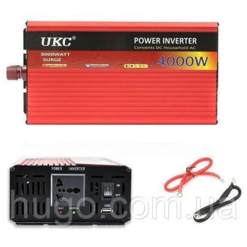 Перетворювач напруги 4000W, AC/C, 24V, AR-4000М / Автомобільний інвертор постійного струму