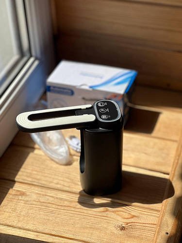 Автоматичний електричний насос для води акумуляторний помпа дозатор USB XL-1286 Лучшая цена