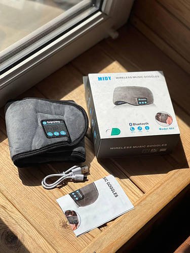 Маска для сну Music Goggles з Bluetooth гарнітурою YU227