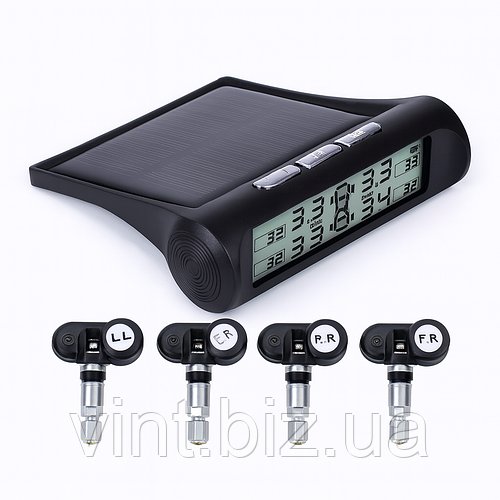 Система моніторингу тиску в шинах (TPMS) із внутрішніми сенсорами – контроль температури та тиску.