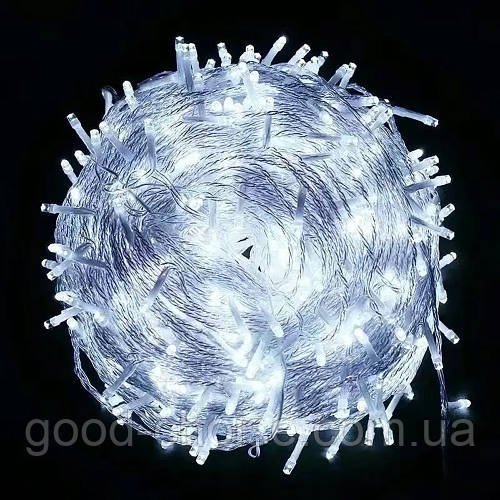 Гірлянда "Нитка" 45м 800LED холодний білий MA132 / Світлодіодна гірлянда новорічна