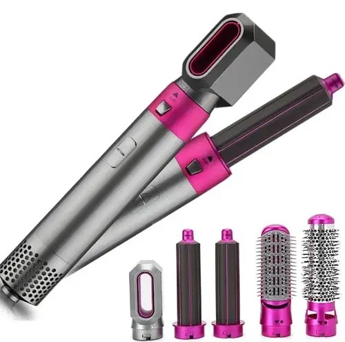 Мультистайлер 5 в 1 Hot Air Styler Стайлер для волосся з насадками для укладання та завивки