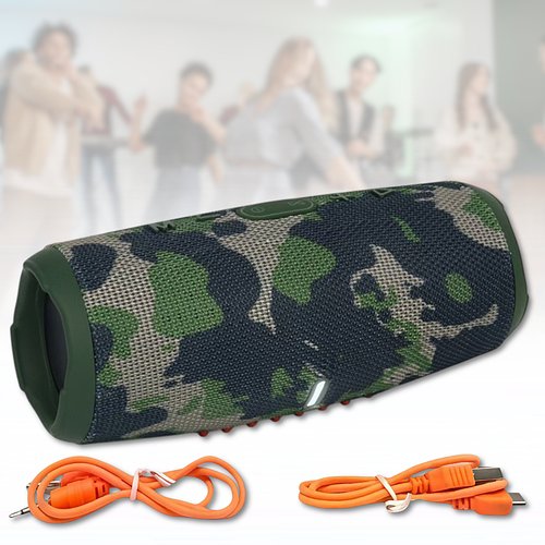 Портативна Bluetooth колонка зі звуком 360° та водозахистом Charge-5 B19 Камуфляж