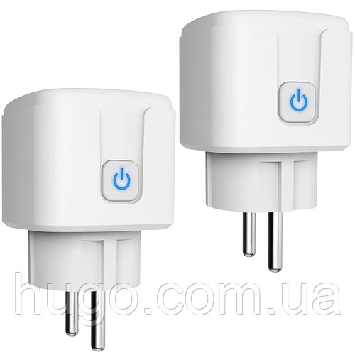 2 шт Розумна wifi розетка з таймером 16А, 3300Вт, Smart WiFi / Смарт розетка / Вайфай розетка