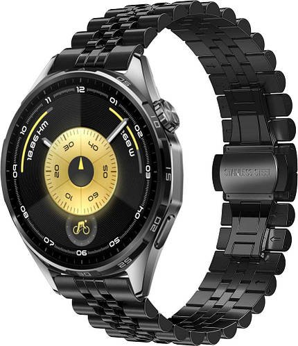Металевий браслет Stech для Huawei Watch GT 6 46 mm Black