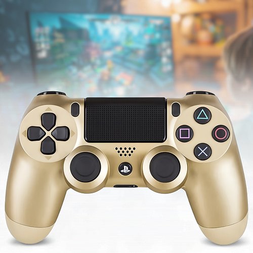 Бездротовий джойстик DualShock 4 PS Wireless Controller Lux Золотистий