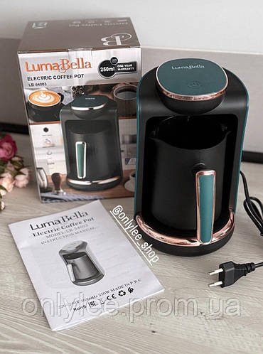 Кавоварка Luma Bella LB-54003 для дому з автовимкненням на 4 чашки електрична 250 мл потужністю 550 Вт