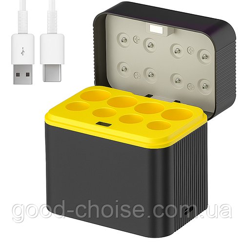 Універсальний зарядний пристрій USB для акумуляторів (AA/AAA) / Заряджання для батарей / Кейс для заряджання