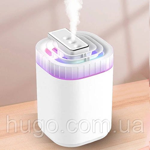 Зволожувач повітря RGB 3л USB / Настільний аромадифузор нічник / Портативний зволожувач повітря