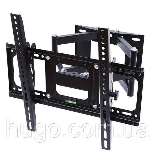 Настінний кронштейн для телевізора 40-80", до 50кг / Кріплення для телевізора / Поворотне кріплення для ТВ