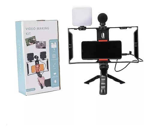 Комплект для влогинга VIDEO — MAKING KIT AY49X для смартфона з перехідником type-c SN27