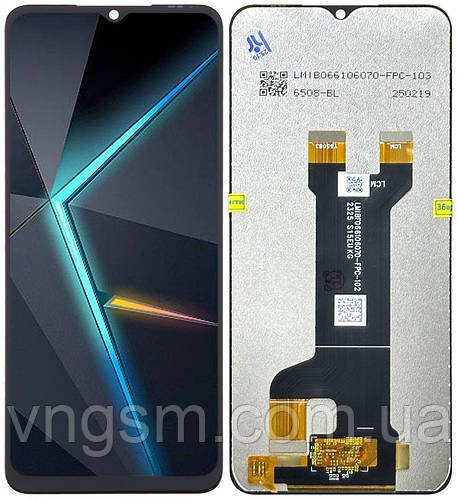 Дисплей + сенсор ZTE Nubia Gaming Neo 5G / Nubia Neo / 8150N Black - p/n: LMIBF066106070-FPC-103