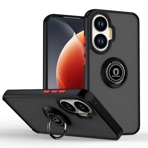 Захисний чохол MatteLuxe Poco F7 (з кільцем) Black