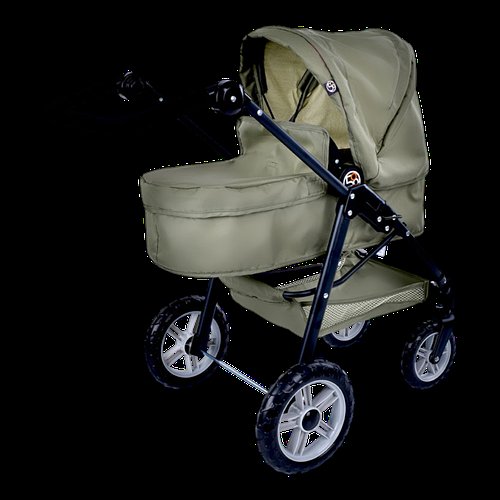 Коляска для ляльок універсальна 2в1 FiVEoNiNE (д63-ш38-в65,5см, регульована ручка) T738005 Хакі