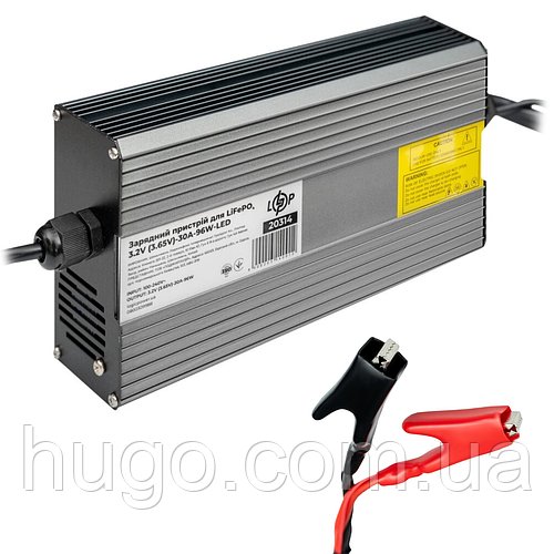 Зарядний пристрій для акумуляторів 3.2V, 30A LP (3.65V)-30A-96W-LED / Зарядне для акумуляторів / Пристрій для зарядки АКБ