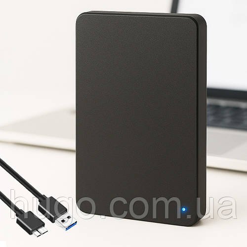 Зовнішній жорсткий диск 500GB, 2,5" HDD, з USB / Зовнішній накопичувач даних / Жорсткий диск для комп’ютера