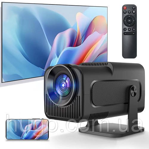 Смарт проектор 4K + пульт, з Wi-Fi та Bluetooth, HY320 / Домашній міні проектор / Мультимедійний проектор для фільмів