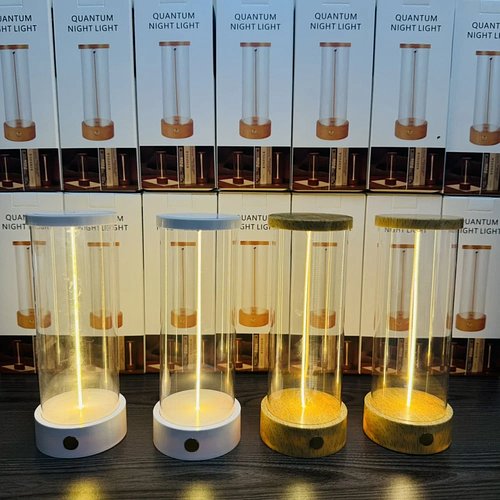Настільна акумуляторна магнітна LED-лампа "Quantum Night Light"/Настільний Світильник-Циліндр з USB, 2000 мА·год (AND1492) YU227