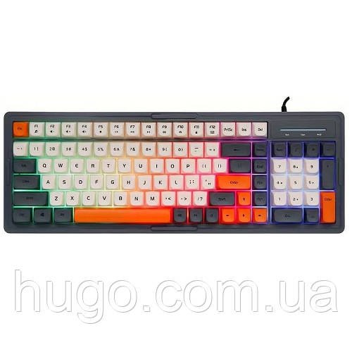 Ігрова клавіатура XSTRIKE X-1016 з RGB-підсвічуванням (провідна) / Мембранна клавіатура / Ігрова клавіатура