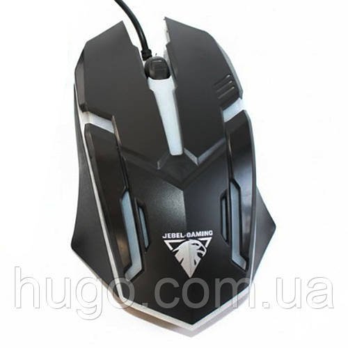 Комп'ютерна миша JEDEL M66 з RGB-підсвічуванням, 1500 DPI, підключення USB / Комп'ютерна мишка провідна / Мишка для комп'ютера