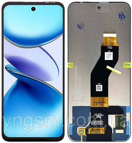 Дисплей + сенсор Infinix Smart 10 / X6725 / X6725D Black - p/n: TXDI670EBAPX-37