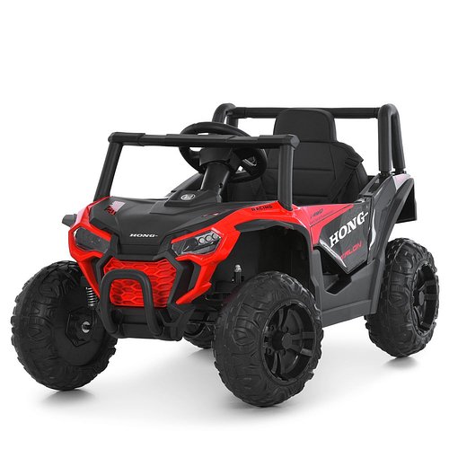 Електромобіль джип Баггі Bambi (р/к, 2мотор35W, 1акум12V7AH, світло, BLUETOOTH, MP3, USB) M 6258EBLR-3 Червоний