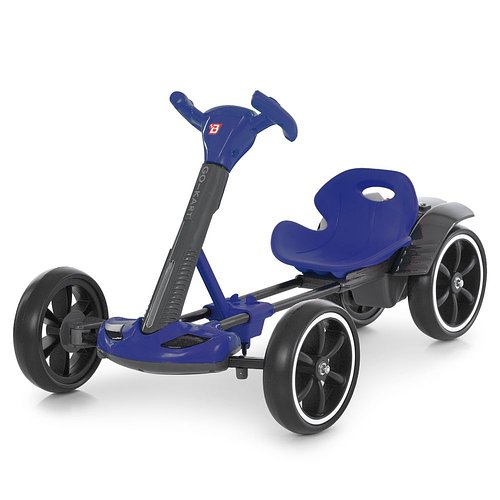 Електрокарт дитячий Bambi (р/к, 1мотор35W, 1акум6V4AH, світло, музика, EVA, Bluetooth) M 6072EBR-4 Синій