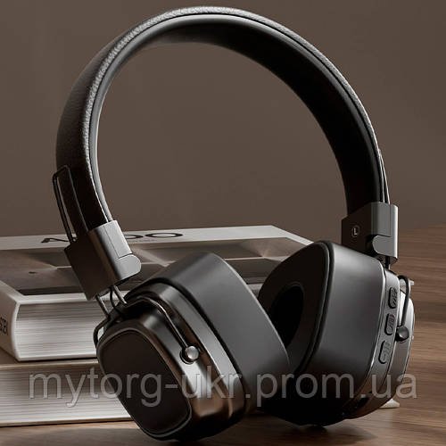 Вінтажні бездротовий Bluetooth навушники  Чорний