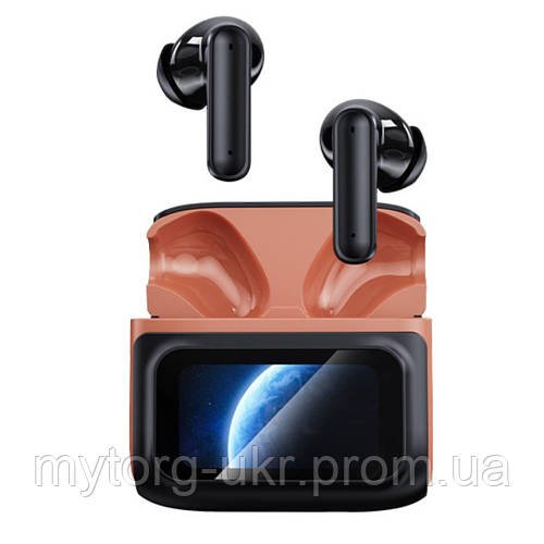 Бездротові навушники Earbuds Touch Screen з екраном  Чорний