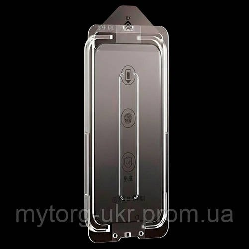 Захисне скло на екран iPhone 15 Pro Max з автоустановкою 6.7 дюймів  Прозорий