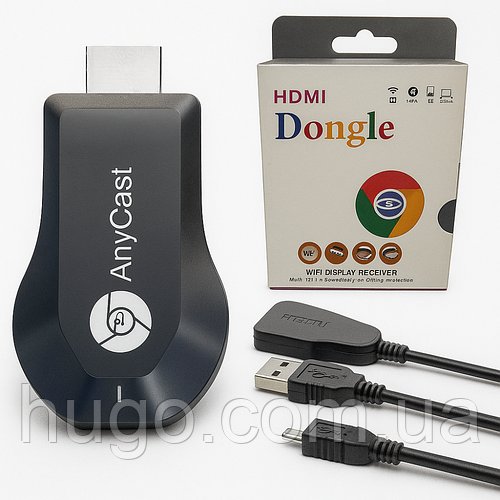 Універсальний медіаплеєр для ТБ: HDMI, USB, AnyCast адаптер / Адаптер-ресивер для трансляції екрану на телевізор / Медіаприставка