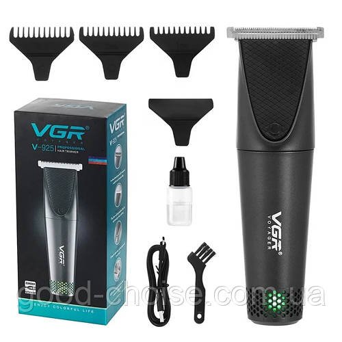 VGR V925: Бездротовий Професійний Грумер 3-в-1 / Акумуляторний тример для стрижки