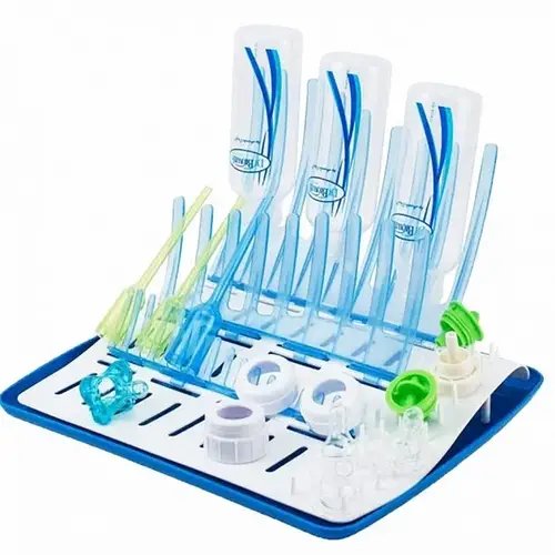 Підставка для сушіння дитячих пляшечок та аксесуарів Drying Rack з піддоном та багаторівневими тримачами