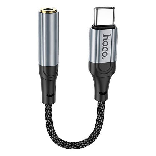 Аудіо-перехідник Type-C хаб HOCO Fresh Digital LS36 Type-C-3.5, 0.12m, DAC, Hi-Fi, аудіо-конвертер для телефону смартфону