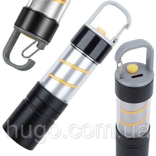 Ліхтар-акумулятор з USB-зарядкою BL-5155 / Портативний LED-ліхтар / Кемпінговий ліхтар / Ручний ліхтар