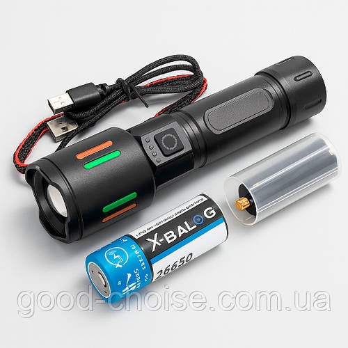 Bailong PM10-TG USB Ліхтар / Ліхтарик світлодіодний / Ліхтарик на акумуляторі