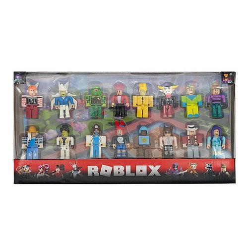 Ігровий набір героїв Roblox (16 фігурок, висота 5.5 см, рухомі кінцівки, в коробці) WL 25027