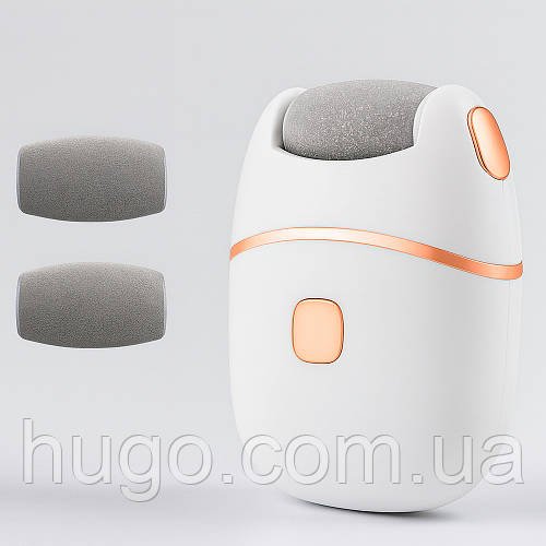 Електропемза USB з 2 шліфувальними насадками / Акумуляторна шліфувальна машинка для педикюру / Прилад для педикюру акумуляторний