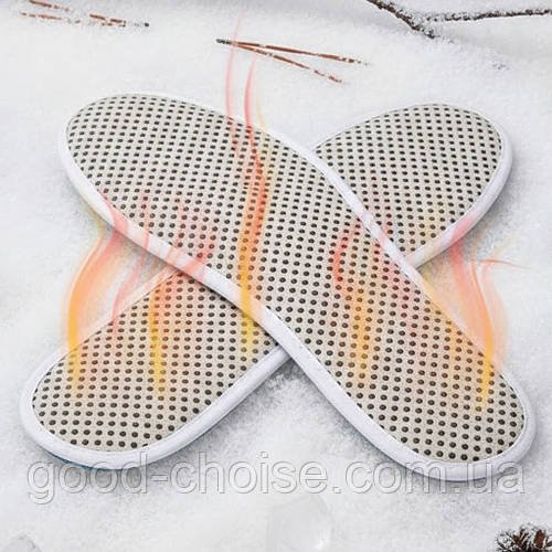 Турмалінові устілки з підігрівом, розмір 40/Трмотельки для взуття/Грілка-устілка для ніг