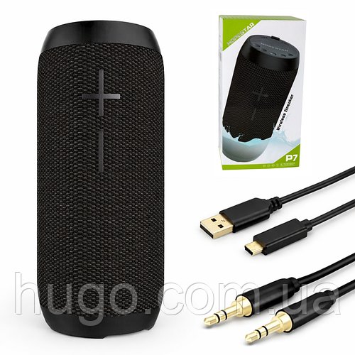 Бездротова колонка Hopestar P7, Bluetooth, 2000 мАг, USB, AUX / Портативна акустика / Bluetooth колонка
