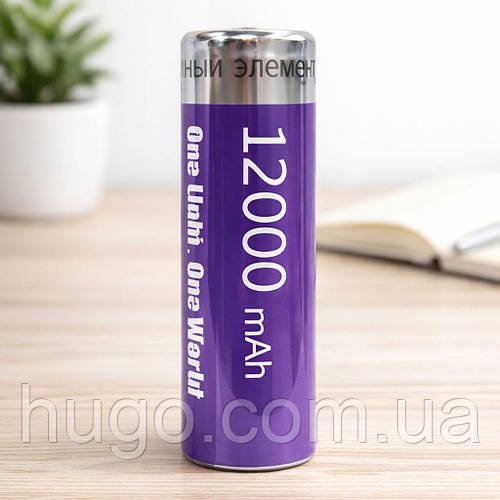 Акумулятор 18650, 12000 mAh, 3.7V, OneLight / Акумуляторна батарея / Акумулятор для ліхтарика