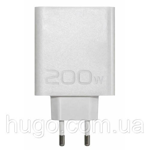 Зарядний пристрій 200W, USB / Адаптер для заряджання телефону / Зарядка для мобільного