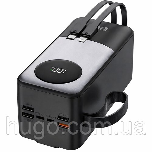 Повербанк 50000мАч (4xUSB, 2хType-C), PG-502X / Павербанк для телефону / Power Bank / Зовнішній АКБ / Портативний акумулятор