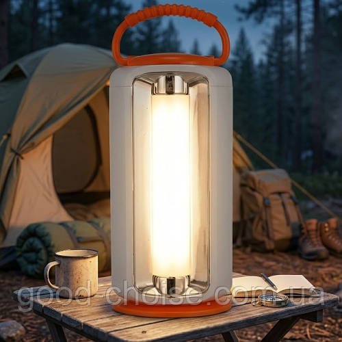 Акумуляторний ліхтар 4000 mAh, USB, SH-330A / Кемпінговий ліхтар / Світлодіодний ліхтар / Акумуляторна лампа для кемпінгу